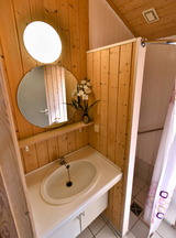 Ferienhaus in Pelzerhaken - Am Waldrand Haus C - WC mit Waschplatz und Dusche