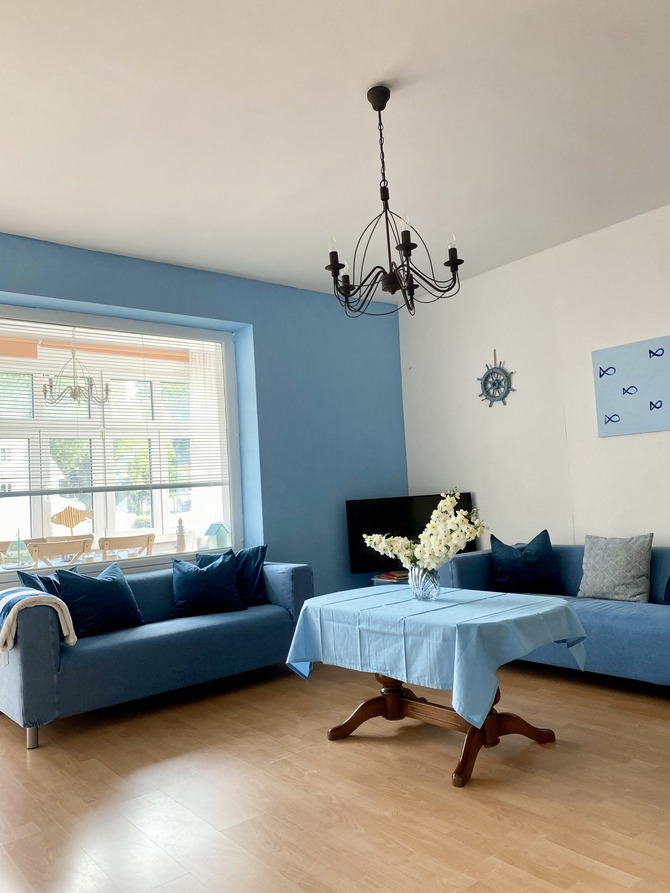 Ferienwohnung in Heringsdorf - Sonnenschein FeWo 2 - Wohnzimmer