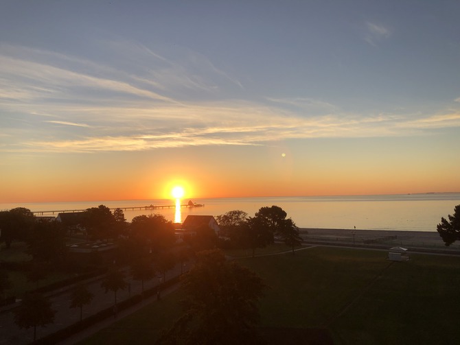 Ferienwohnung in Grömitz - Ostsee-Traumblick - Sonnenaufgang