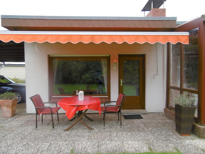 Ferienwohnung in Scharbeutz - Kleeblatt - Terrasse