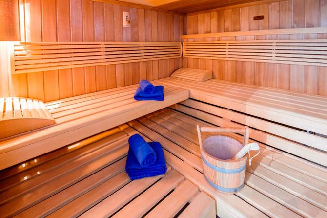 Ferienwohnung in Boltenhagen - Residenz Düne III - Sauna in der Residenz Düne III