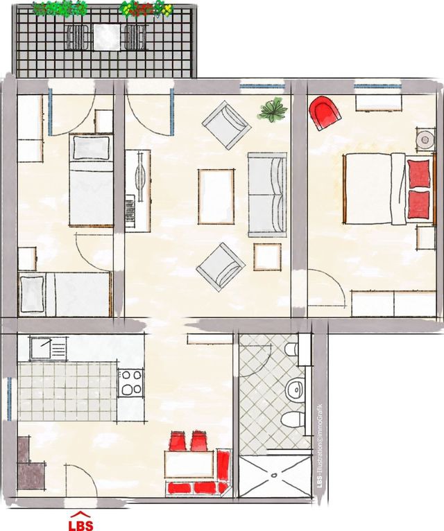 Ferienwohnung in Grömitz - Seeglück Grömitz - Bild 2