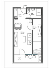 Ferienwohnung in Holm - Praclewski, Martin: Ferienapp. (Nr. 306) im "Haus Flensburg" (Kompanietor) - Bild 11