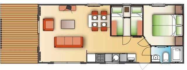 Ferienhaus in Schwedeneck - Haus 11 - Bild 7