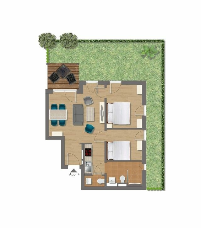 Ferienwohnung in K&uuml;hlungsborn - 10116- Villa Camenia, WE 4 - Bild 14