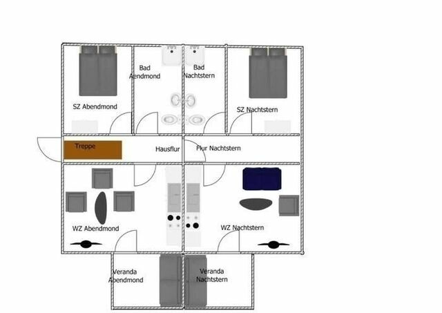 Ferienwohnung in Zinnowitz - Ostseebad Zinnowitz - Wohlige Ferienwohnung Abendmond - Bild 9