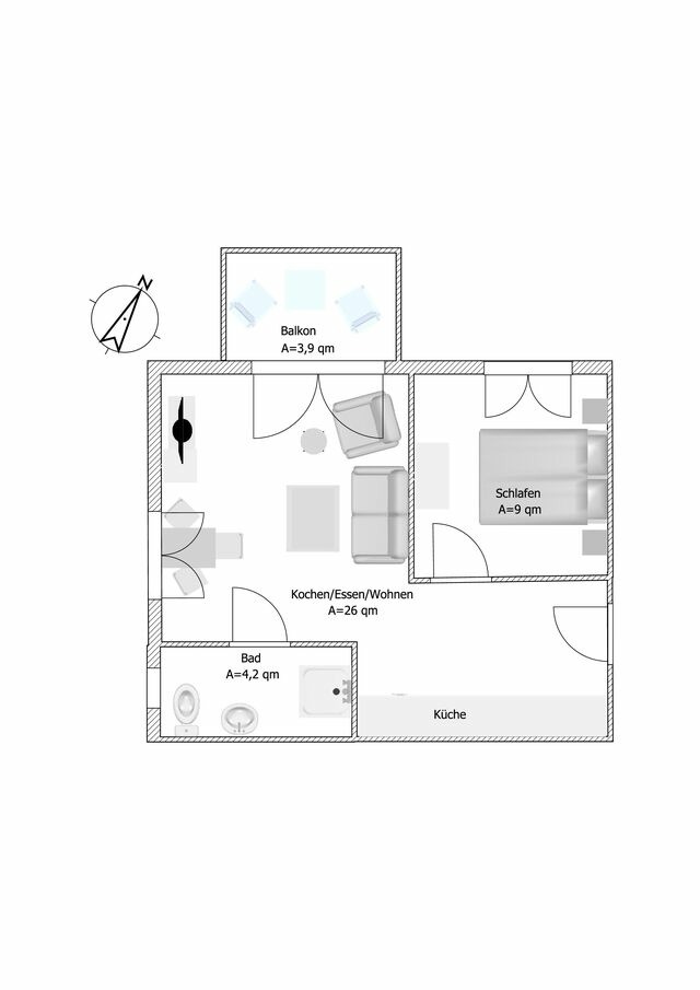 Ferienwohnung in Grömitz - Stettiner Straße 7 - Whg. 5 - Bild 9