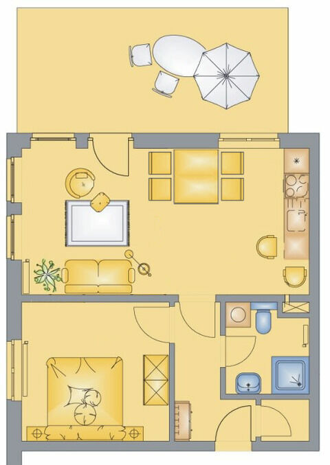 Ferienwohnung in Seebad Bansin - (Brise) Seeresidenz Haus Atlantic App. 0.1 - Bild 14